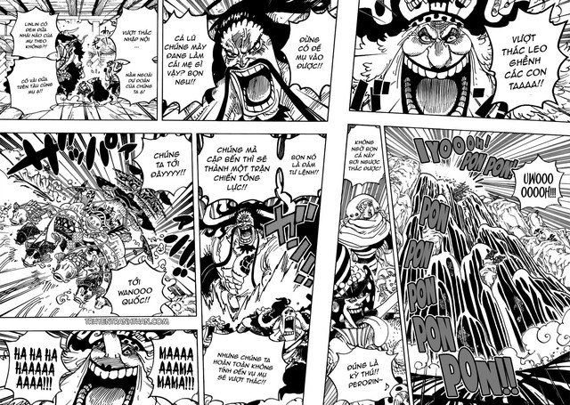 One Piece: King Fire turns into a flying dinosaur, causing Bigmom to fall into death - Sanji prepares to turn into a `superman`? 3